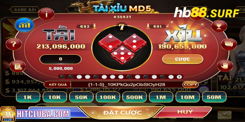 Tài Xỉu MD5 | Game Giải Trí Đổi Thưởng Cực Kỳ Xanh Chín