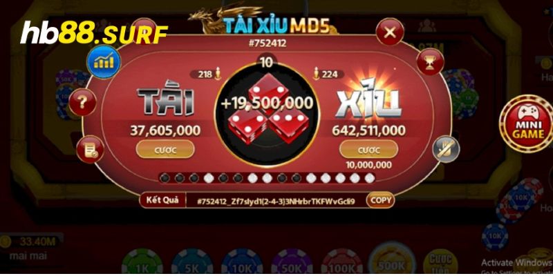 Vào trang game chơi Tài Xỉu uy tín